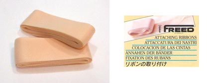 Balett cipő szalag Freed of London - BALETT PINK ( TEST SZÍN )